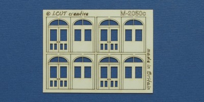 M 20-50c N gauge kit of 4 double doors with round transom type 2